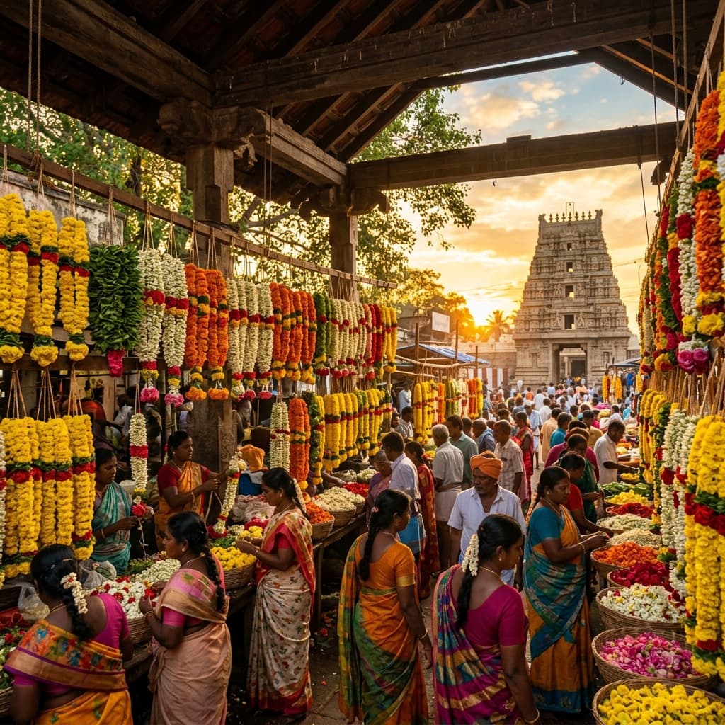 Fresh temple flowers background